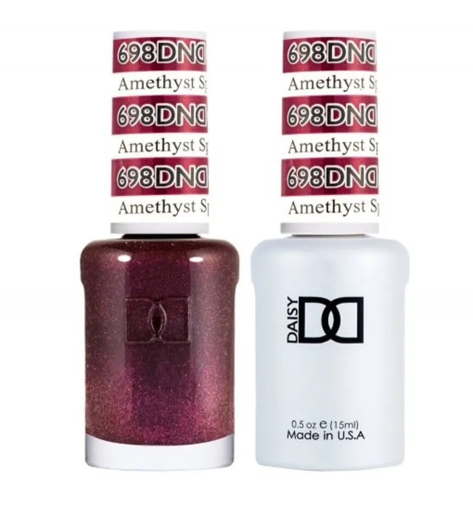 DND - 698 - Amethyst Sparkles - DUO Polish
