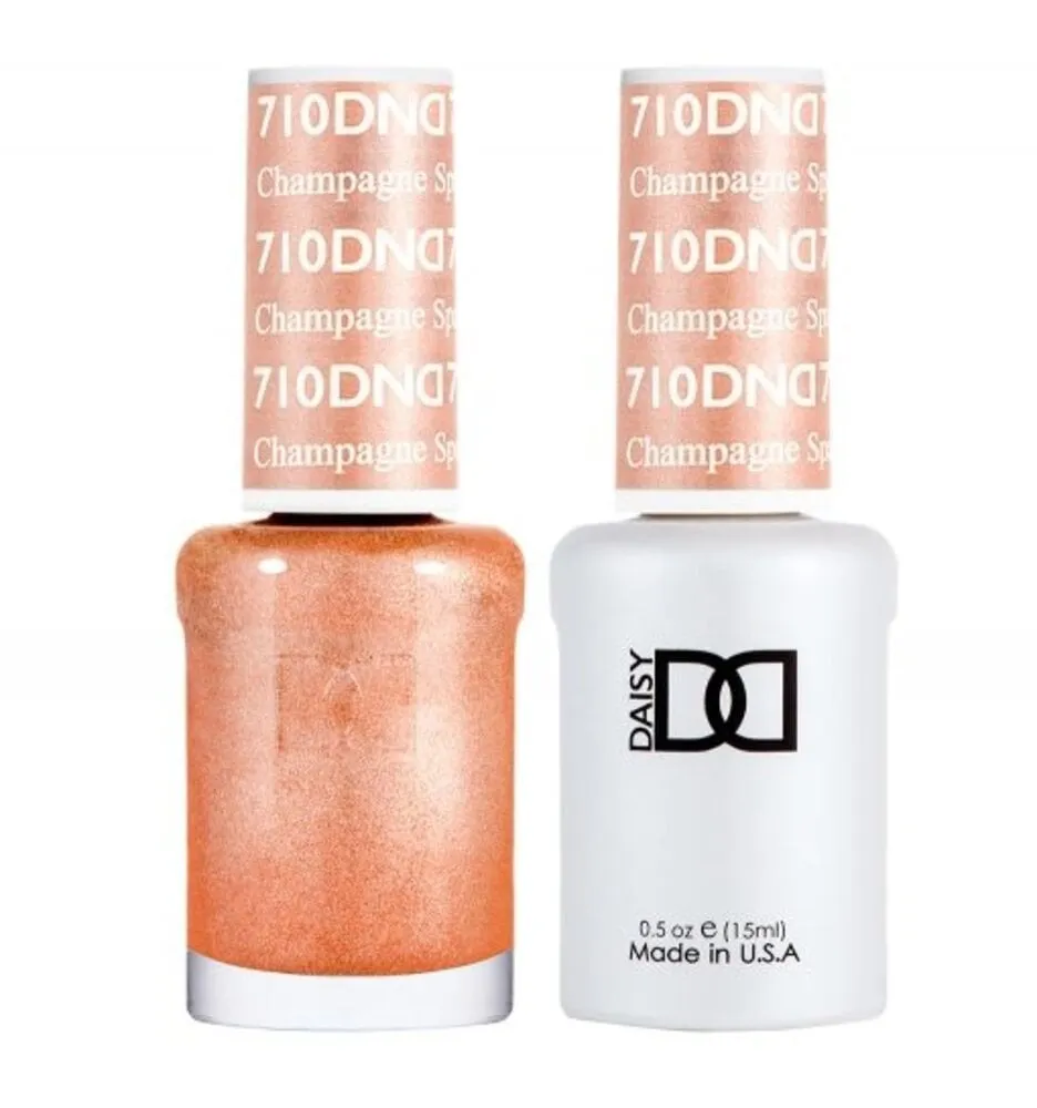 DND - 710 - Champagne Sparkles - DUO Polish