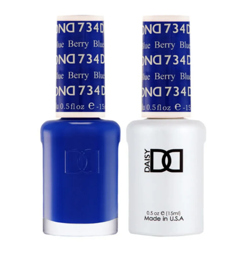 DND - 734 - Berry Blue - DUO Polish