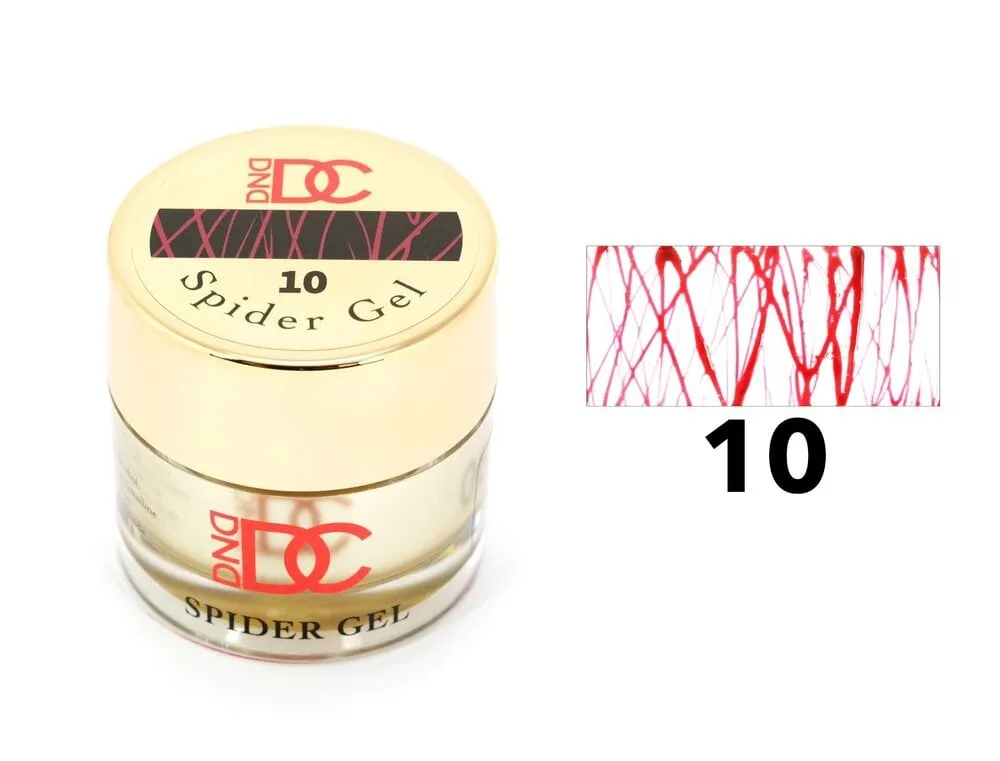 DC - Spider Gel - 10 - Red - 0.5 oz