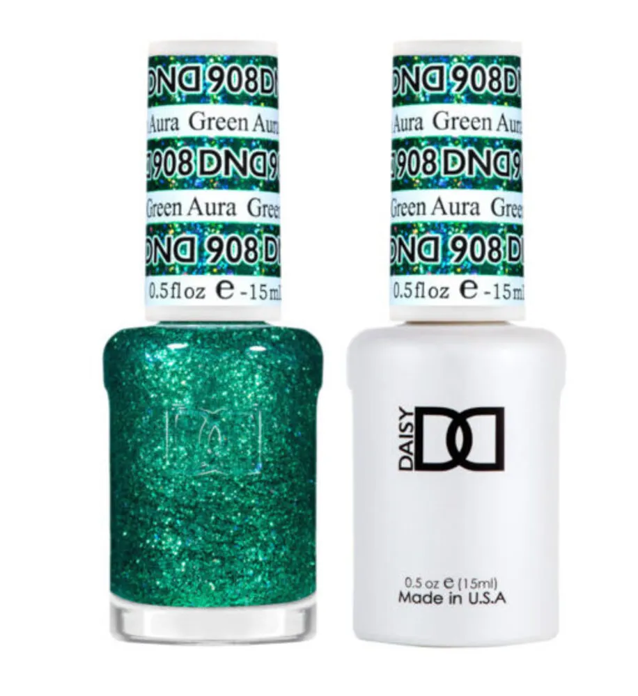 DND - 908 - Green Aura - DUO Polish
