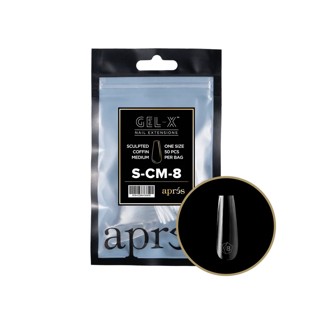 Apres - Refill Bags - Sculpted - Coffin Medium - #8
