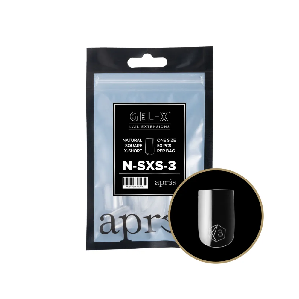 Apres - Refill Bags - Natural - Square Extra Short - #3