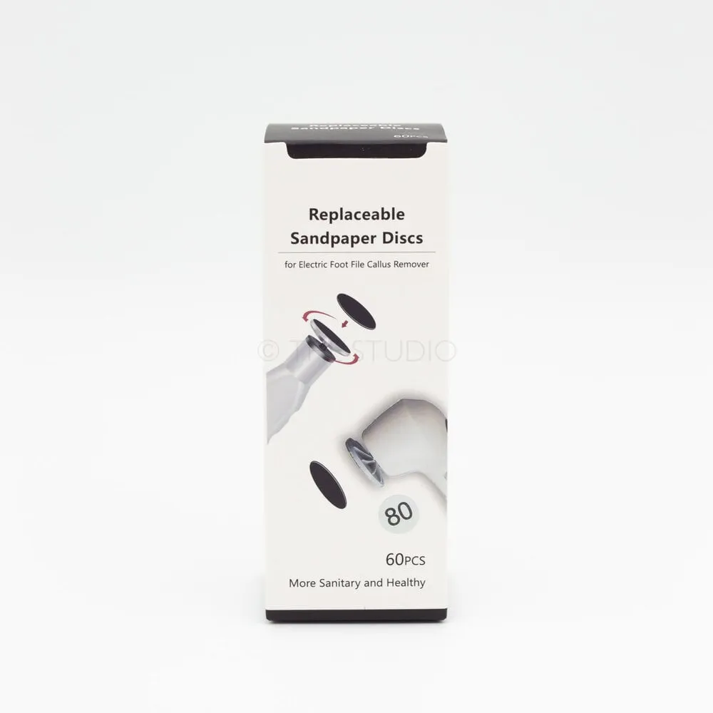 Replaceable Sandpaper Discs - 60 pcs
