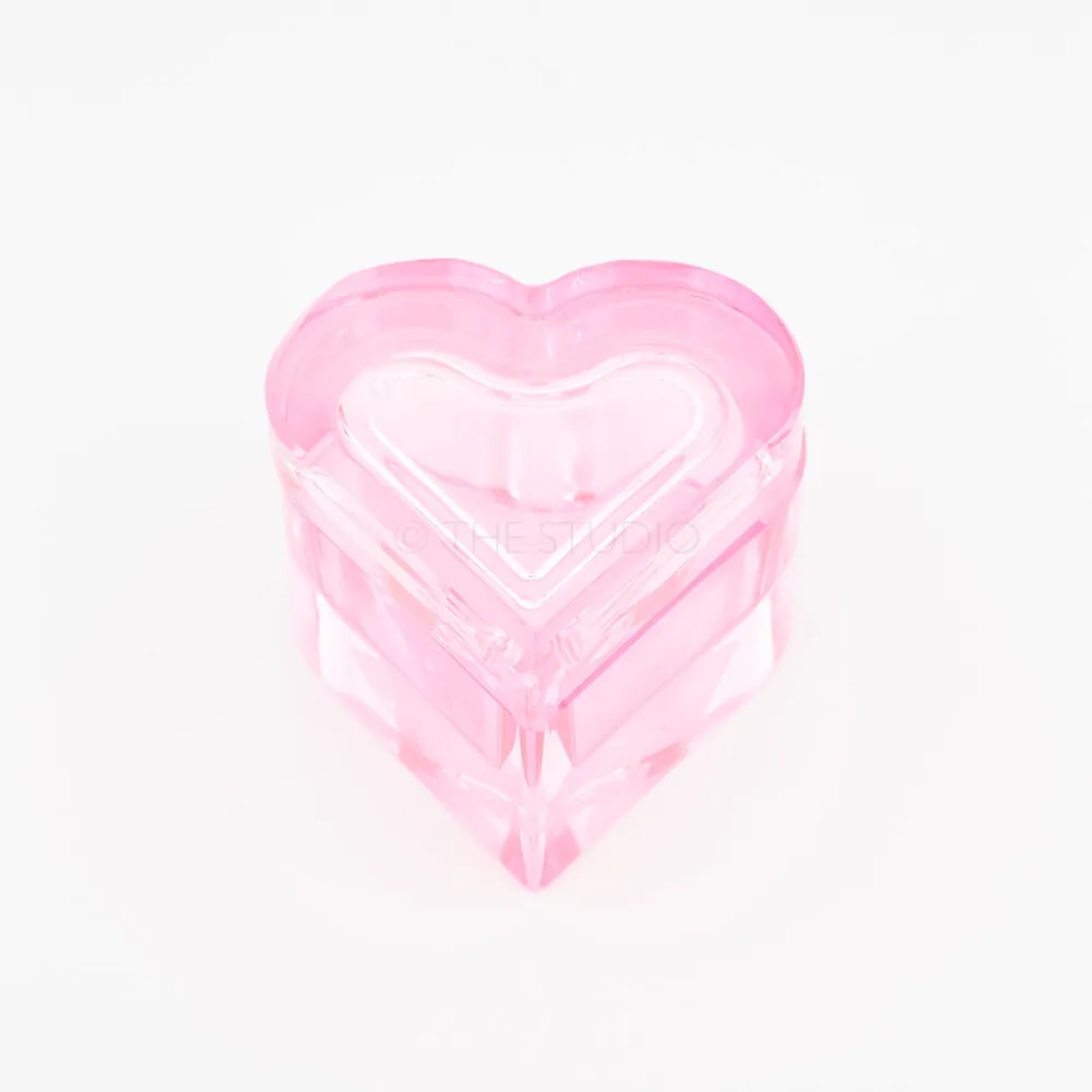 The Studio - Dappen Dish - Heart - Hot Pink