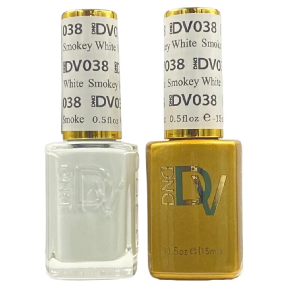 DND DIVA - 038 - Smokey White - DUO Polish