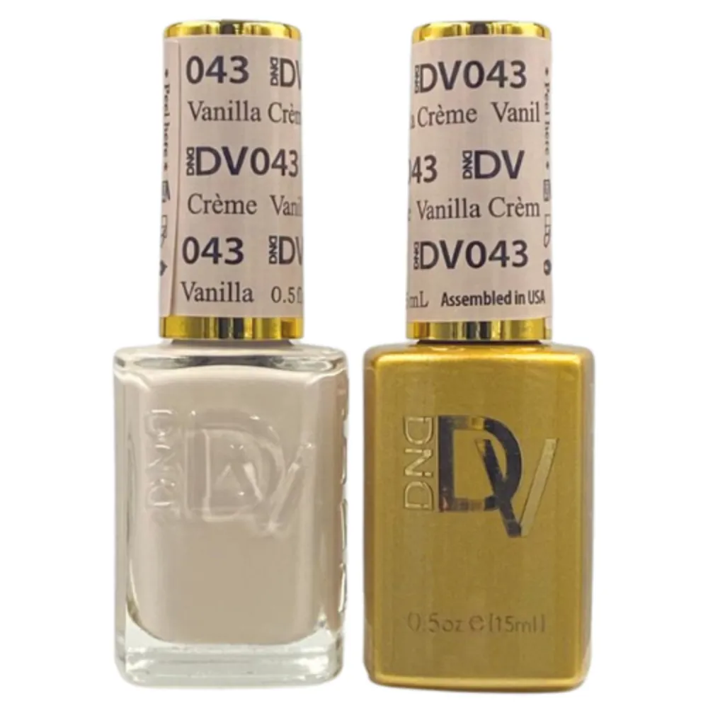 DND DIVA - 043 - Vanilla Creme - DUO Polish