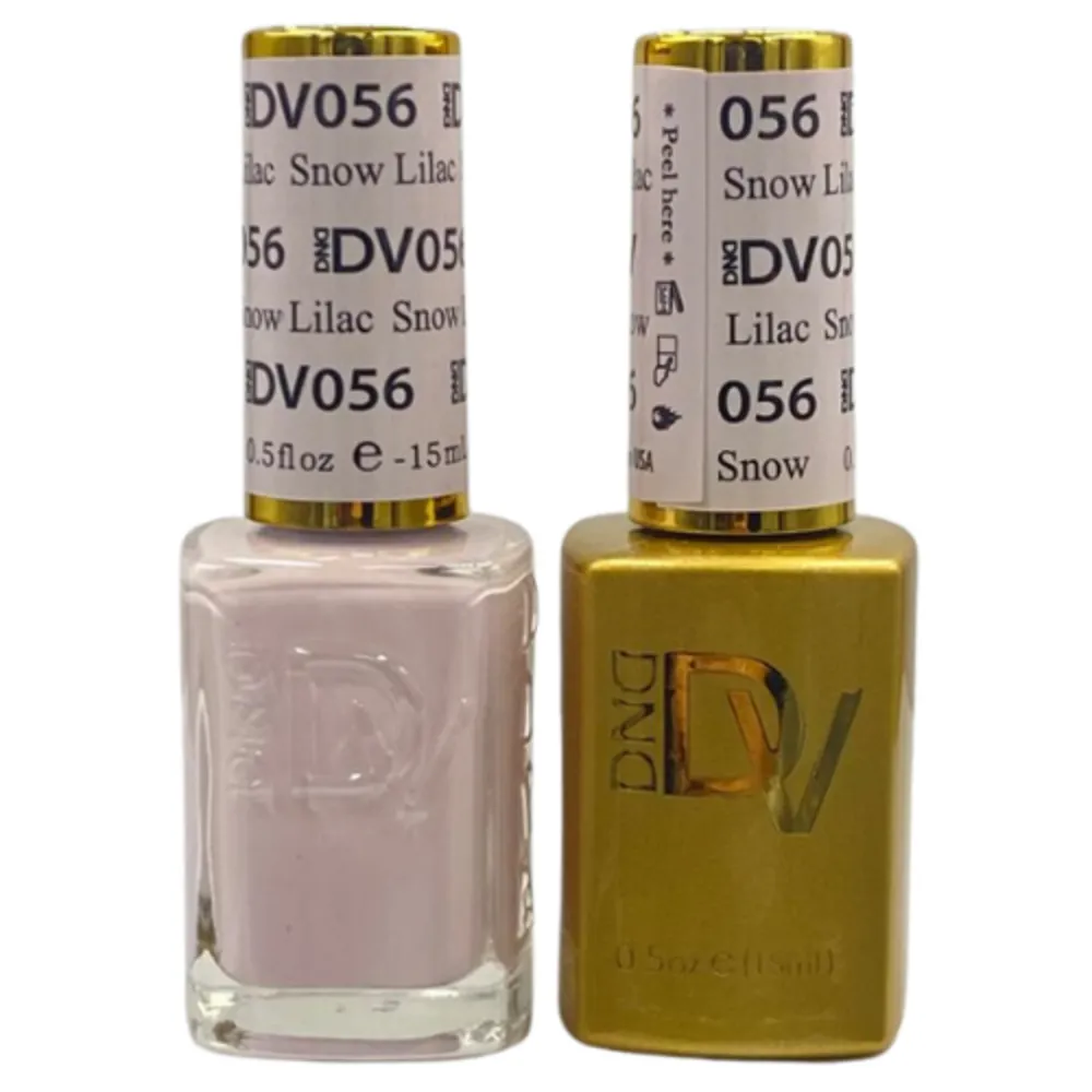 DND DIVA - 056 - Snow Lilac - DUO Polish