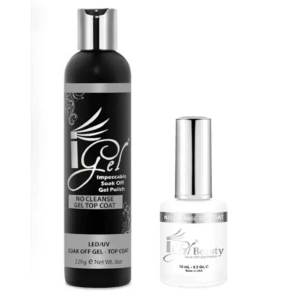 iGel - Gel - No Cleanse Top Coat - Refill - 8 oz