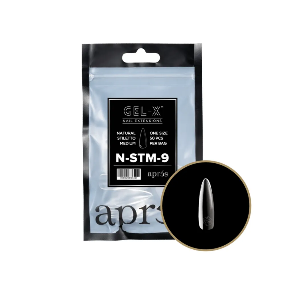 Apres - Refill Bags - Natural - Stiletto Medium - #9