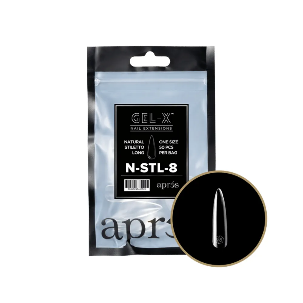 Apres - Refill Bags - Natural - Stiletto Long - #8