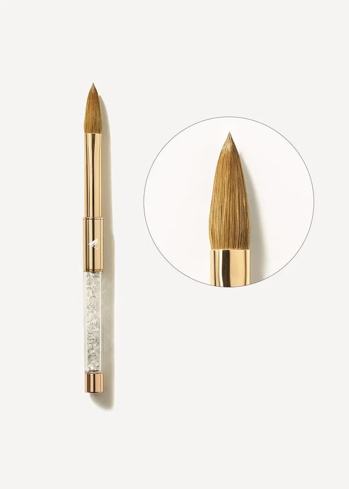 V Beauty Pure - Kolinsky Acrylic Brush - Rose Gold Edition - #16