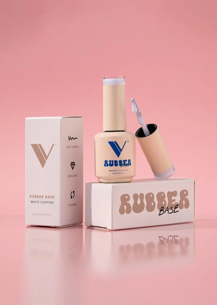 V Beauty Pure - Gel - Rubber Base - White Chiffon
