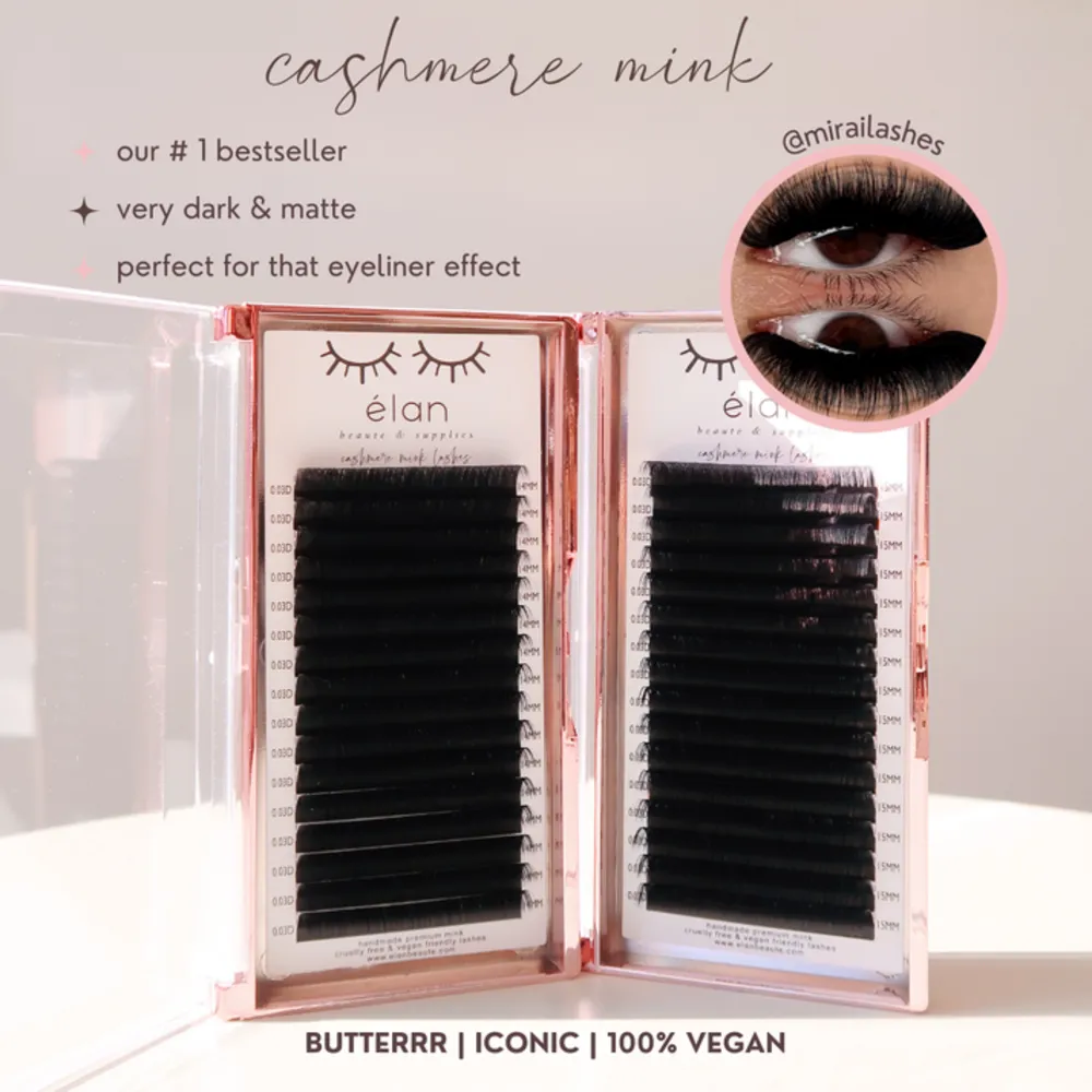 Elan - Lash - Cashmere Mink - 0.03 - CC Curl - 10mm