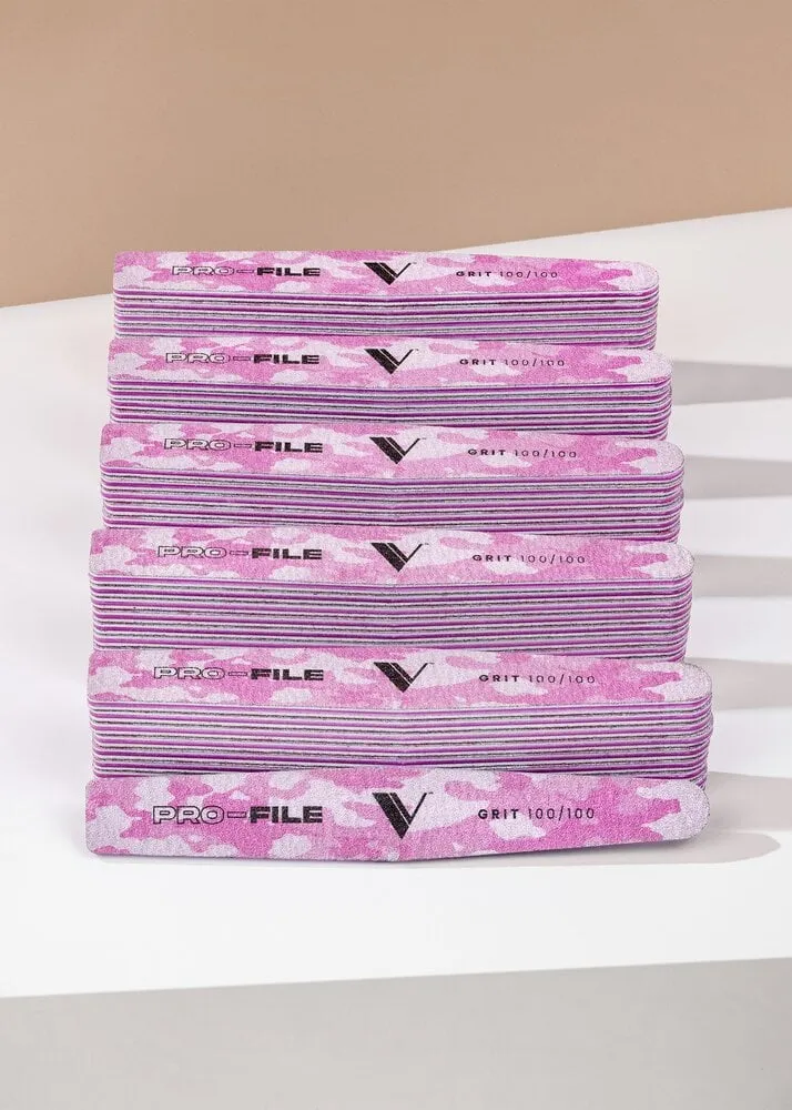 V Beauty Pure - Files - 100/100 - Pink - 50 ct