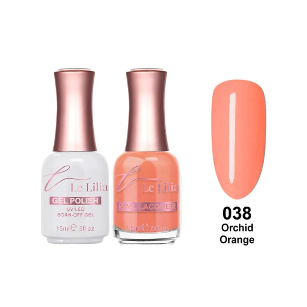 Le Lilia - 038 - Orchid Orange - Lacquer - 0.5 oz