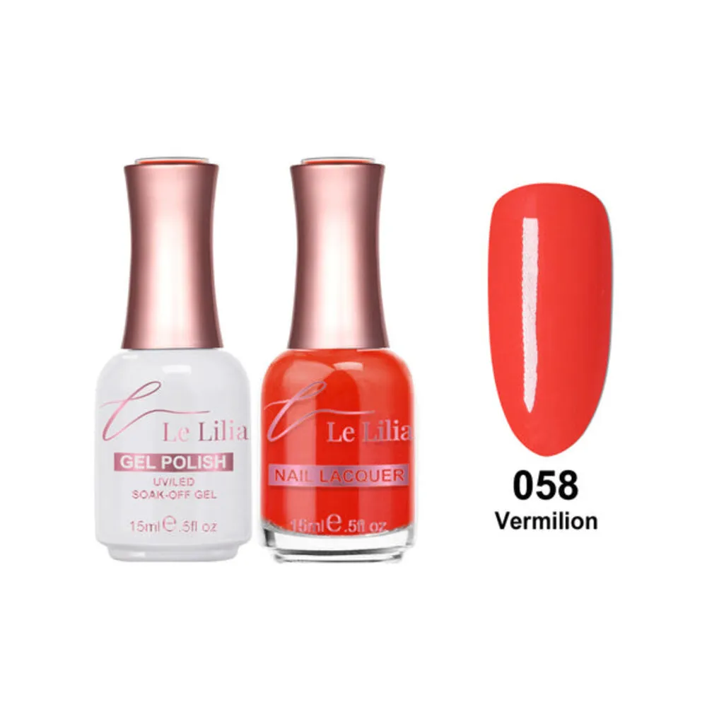 Le Lilia - 058 - Vermilion - Gel - 0.5 oz