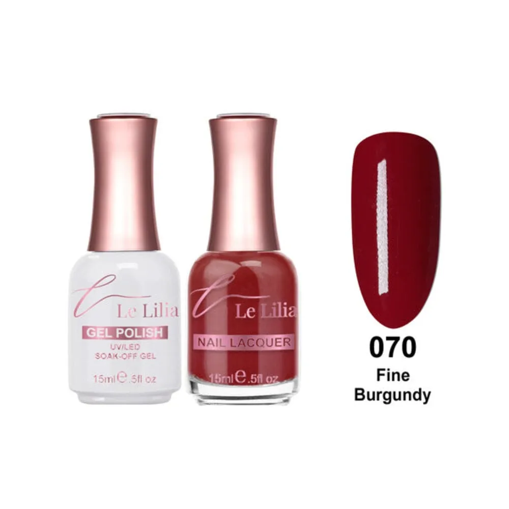 Le Lilia - 070 - Fine Burgundy - Gel - 0.5 oz