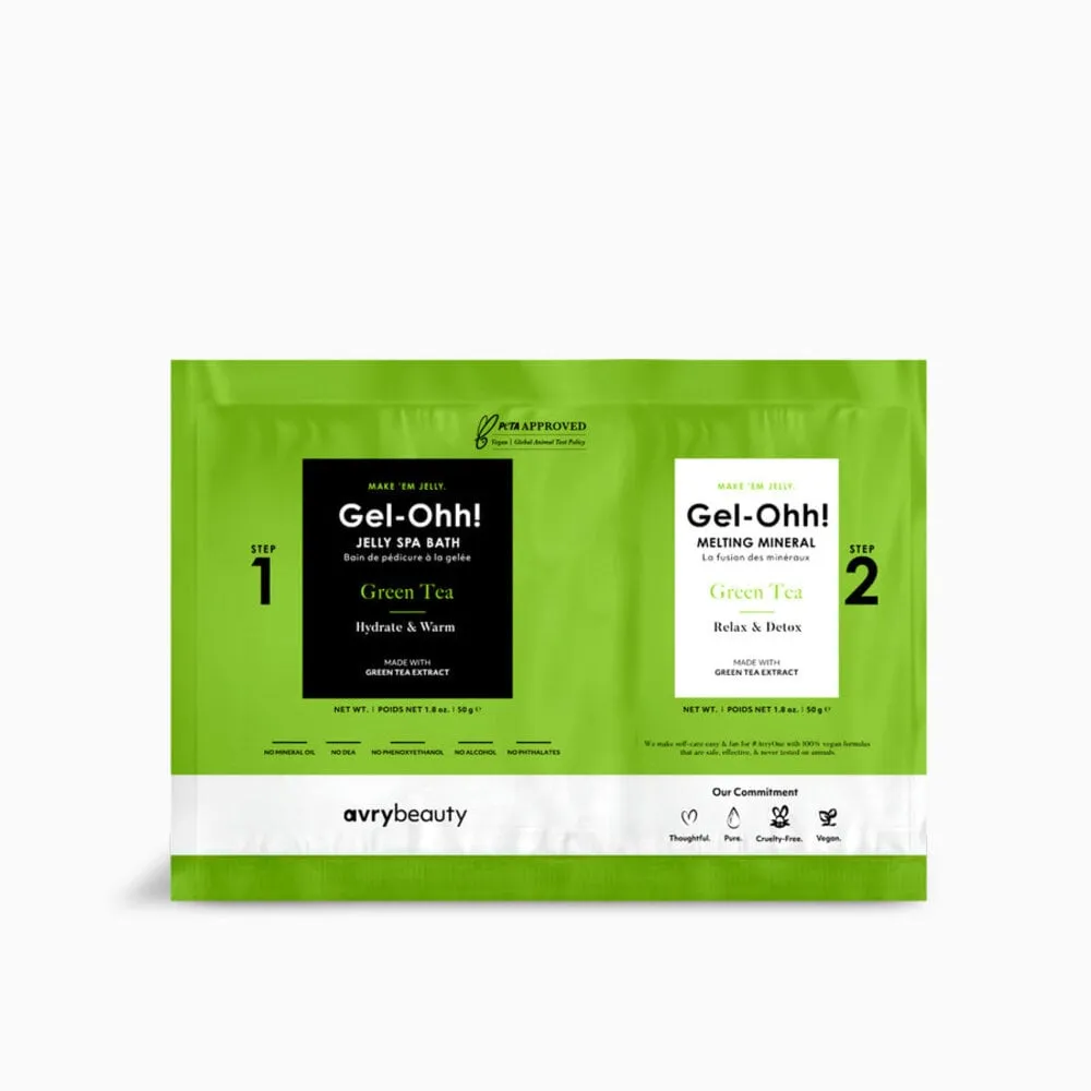 Gel-Ohh! - Jelly Spa Bath - Green Tea - 1 ct
