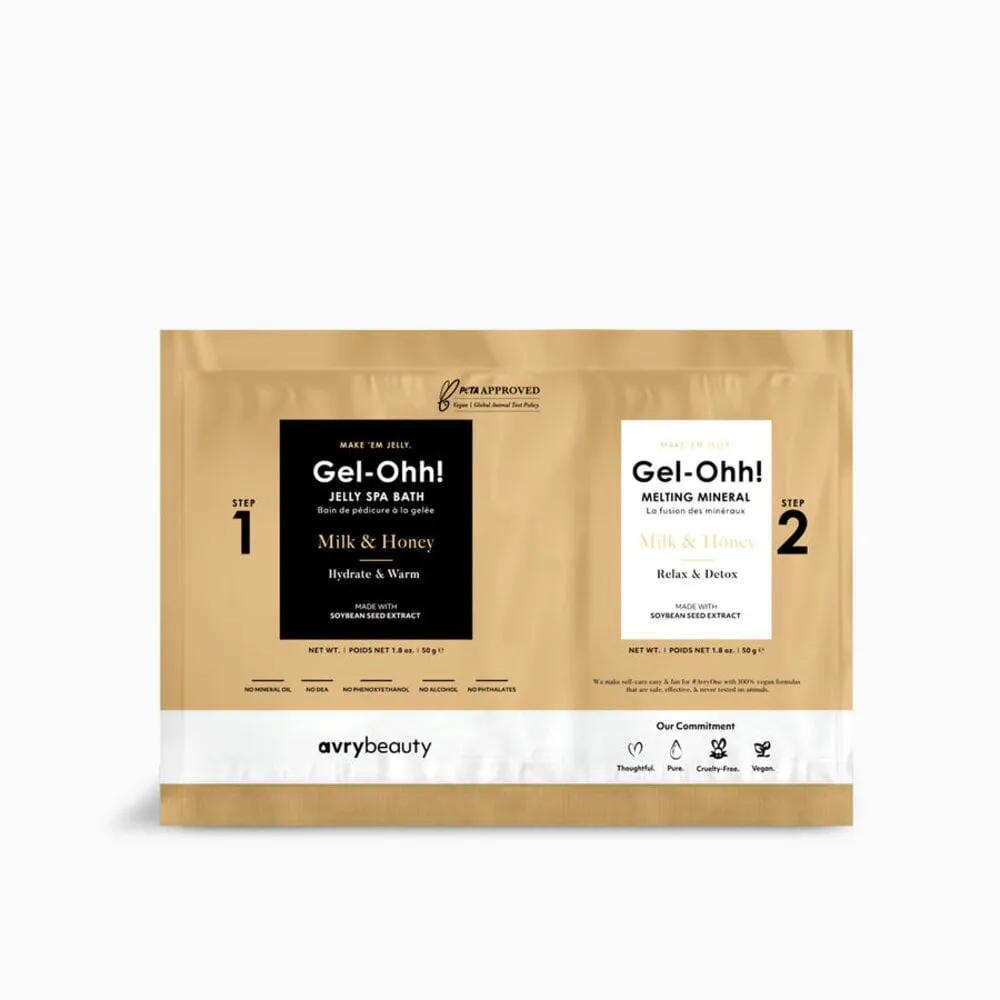 Gel-Ohh! - Jelly Spa Bath - Milk Honey - 1 ct