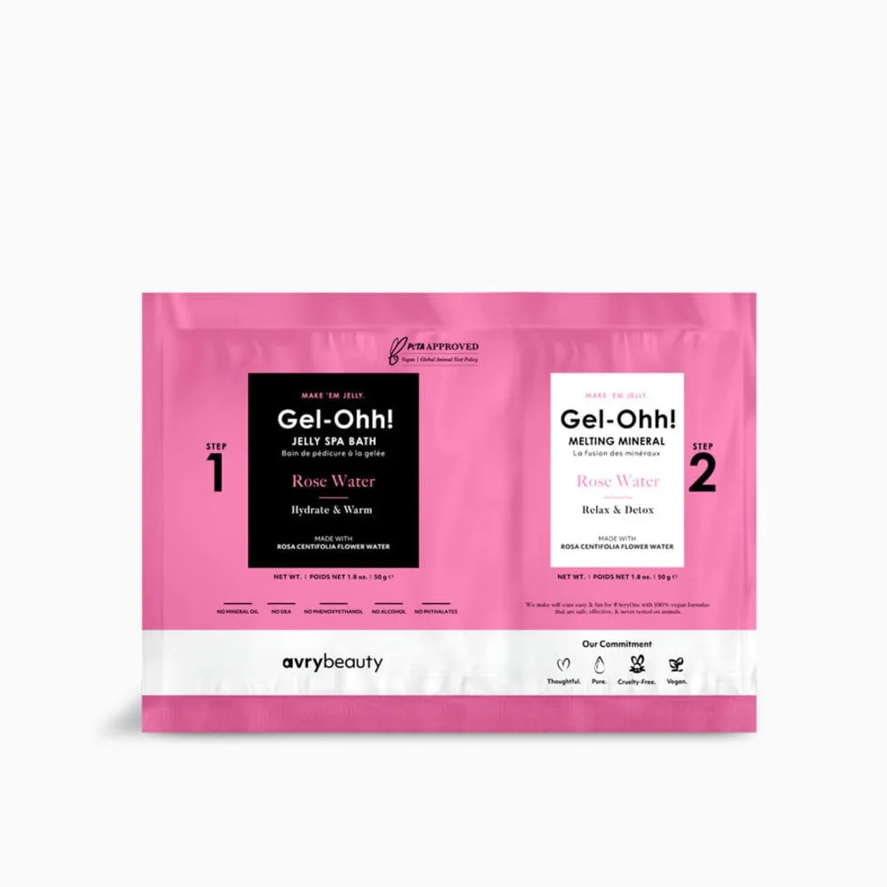 Gel-Ohh! - Jelly Spa Bath - Rose Water - 1 ct