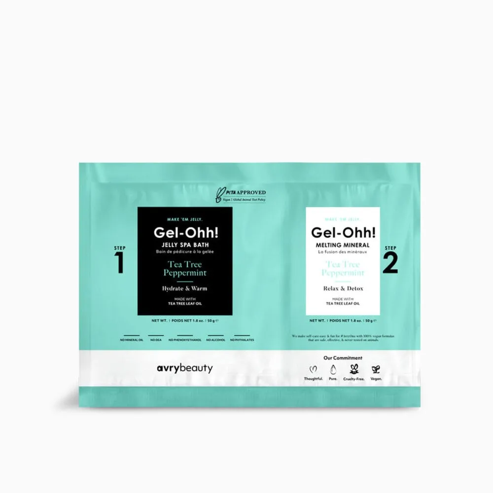 Gel-Ohh! - Jelly Spa Bath - Tea Tree Peppermint - 1 ct