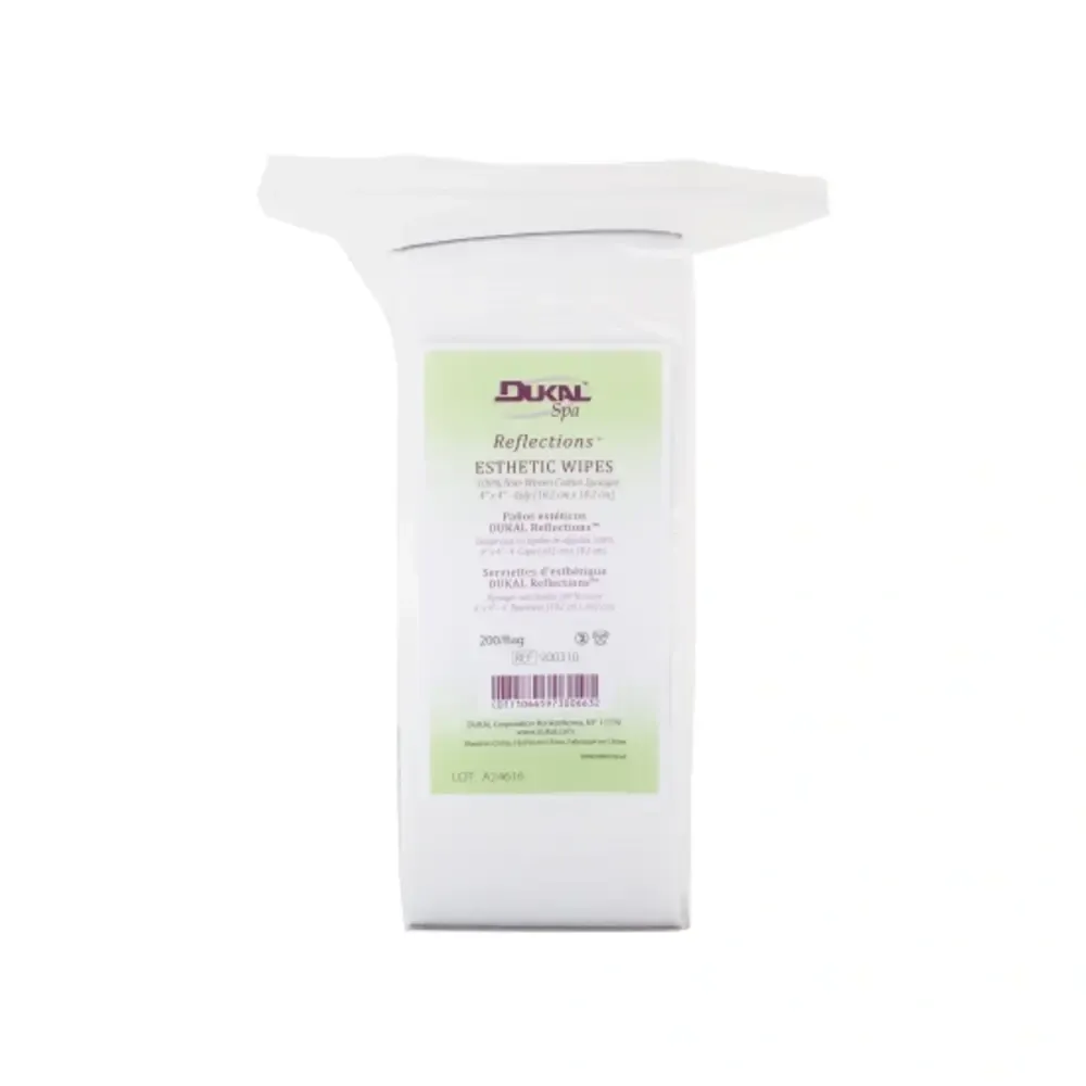 Dukal Spa - Esthetic Cotton Wipes - 4x4 - 200 ct - 900310