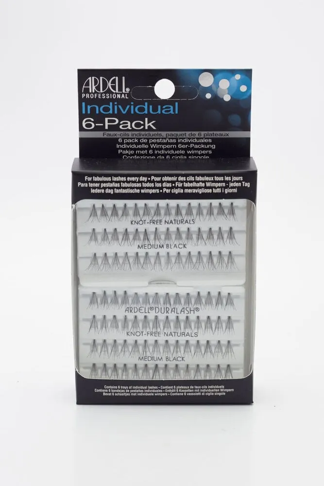 Ardell - Individual 6-Pack - Knot-Free Naturals - Medium Black