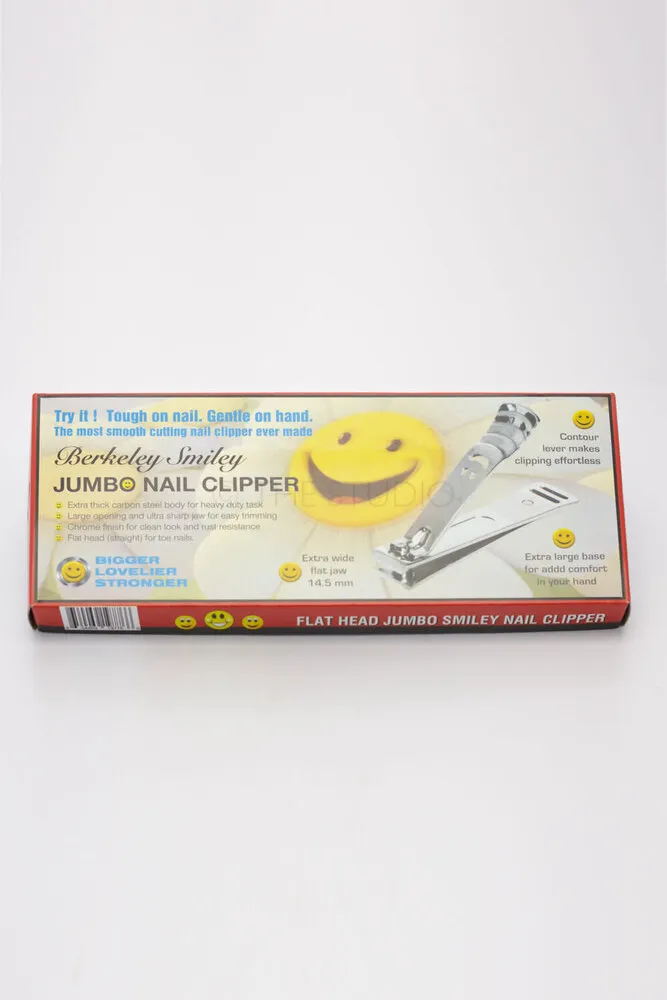Berkeley - Nail Clipper - Smiley - Flat/Straight Cut - Box (12 count)