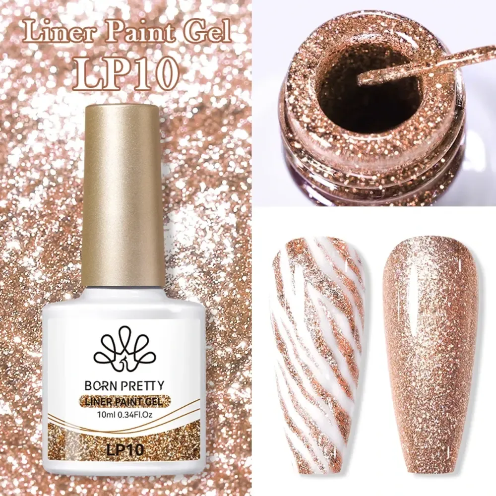 Born Pretty - Liner Paint Gel - .34 fl oz - LP10