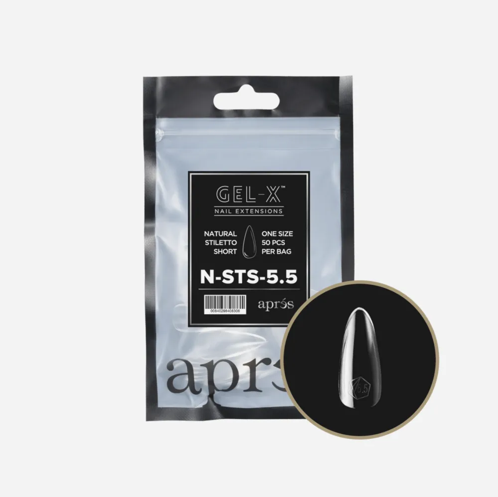 Apres - Refill Bags - Natural - Stiletto Short - #5.5