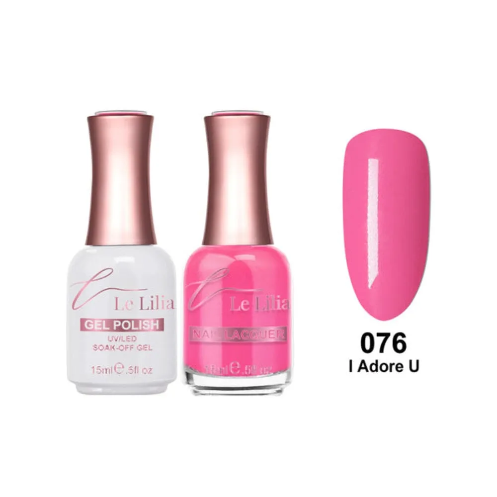 Le Lilia - 076 - I Adore U - Gel - 0.5 oz