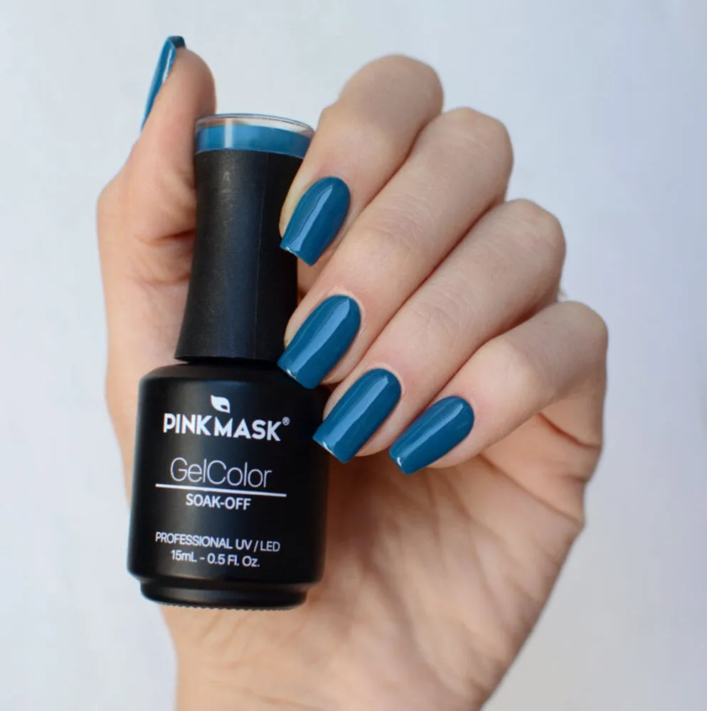 Pink Mask - Gel Polish - 151 Mighty Ocean