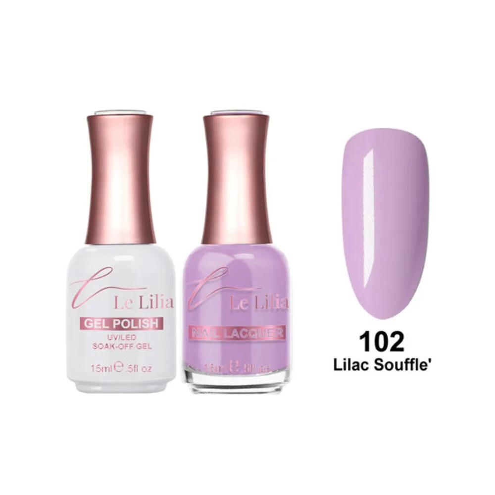Le Lilia - 102 - Lilac Souffle' - Lacquer - 0.5 oz