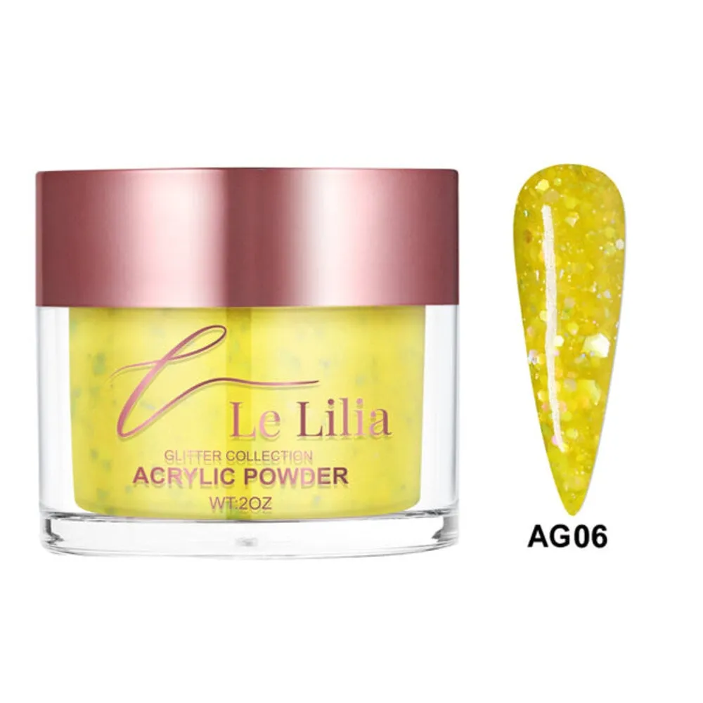 Le Lilia - AG06 - Glitter Collection - AIO Powder - 2 oz