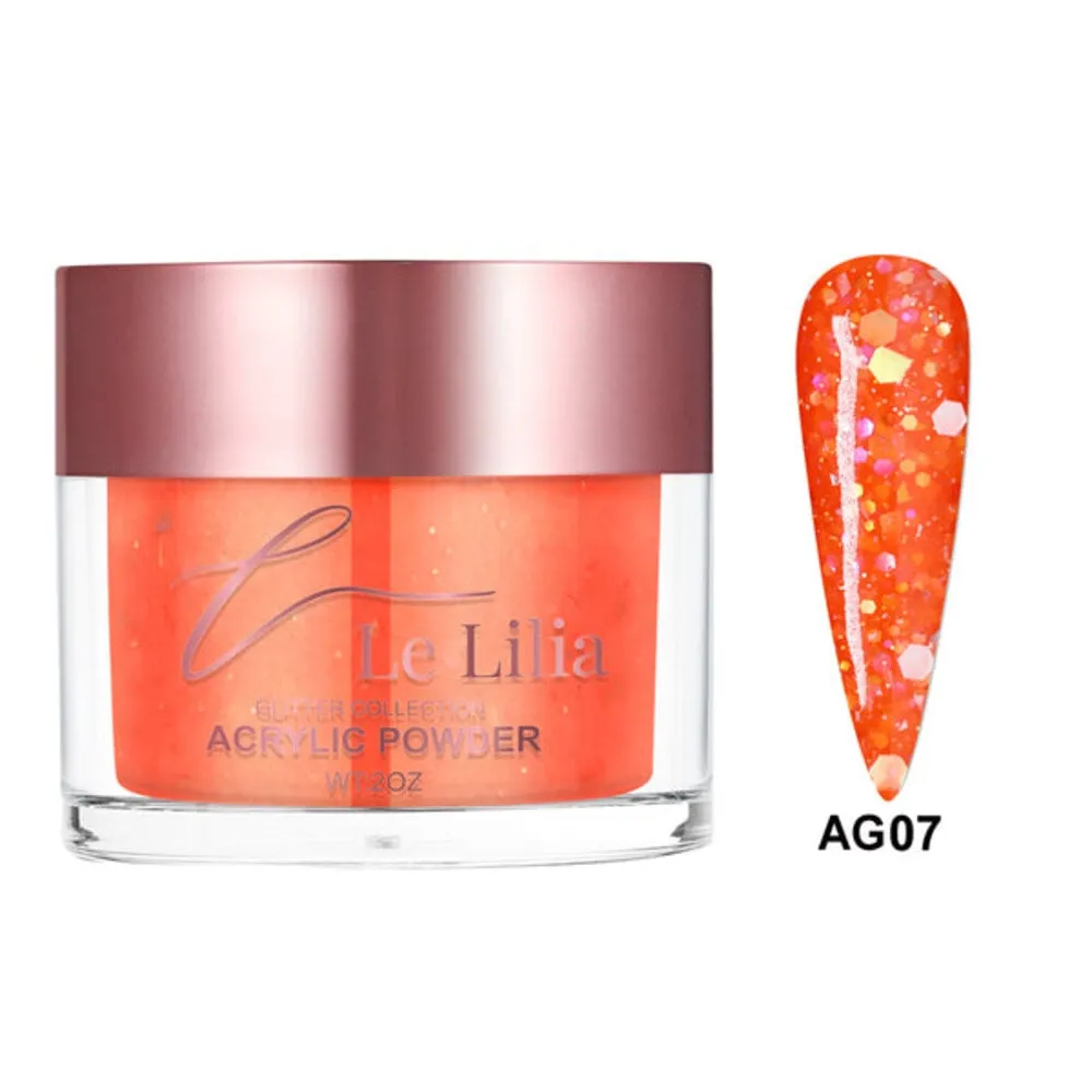 Le Lilia - AG07 - Glitter Collection - AIO Powder - 2 oz