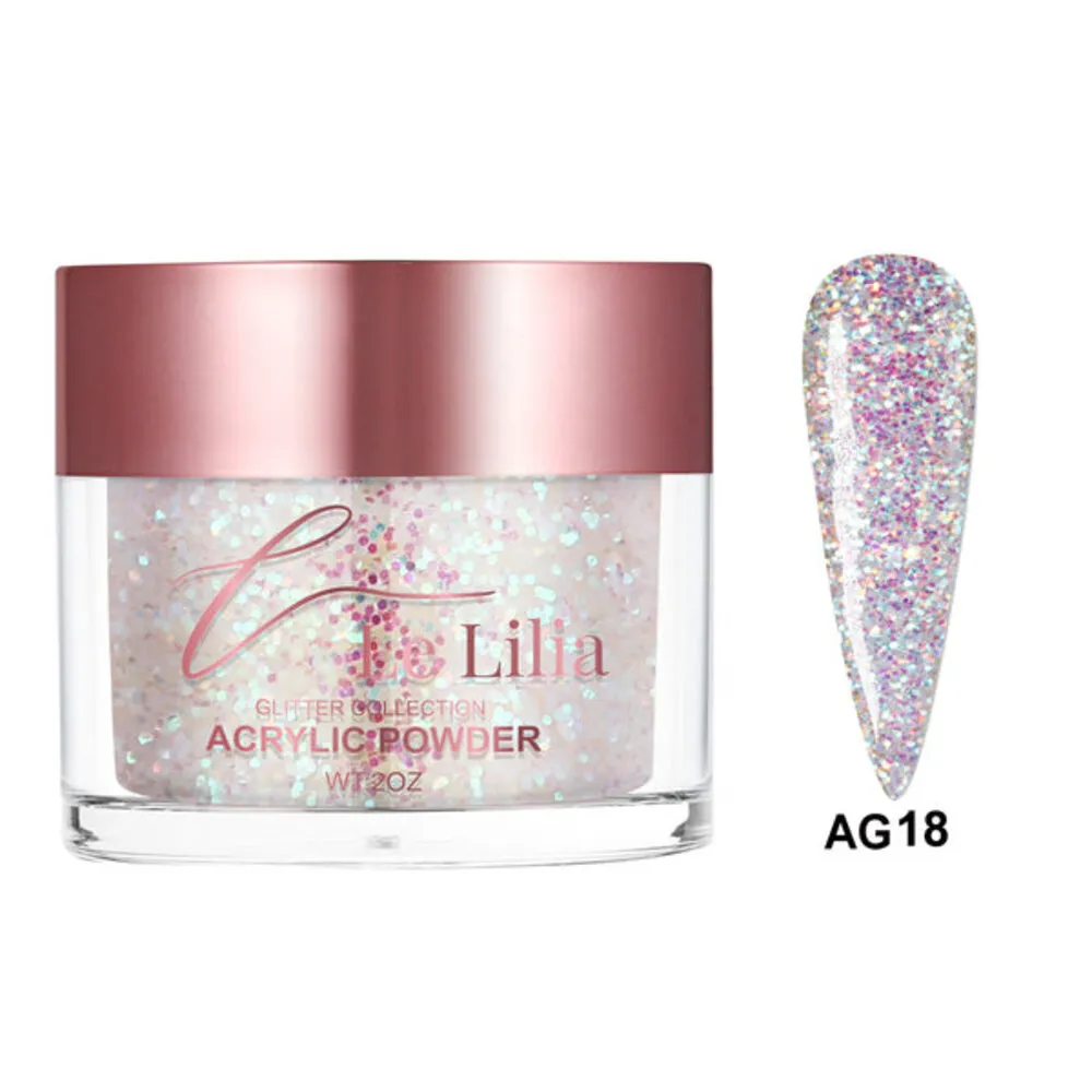 Le Lilia - AG18 - Glitter Collection - AIO Powder - 2 oz