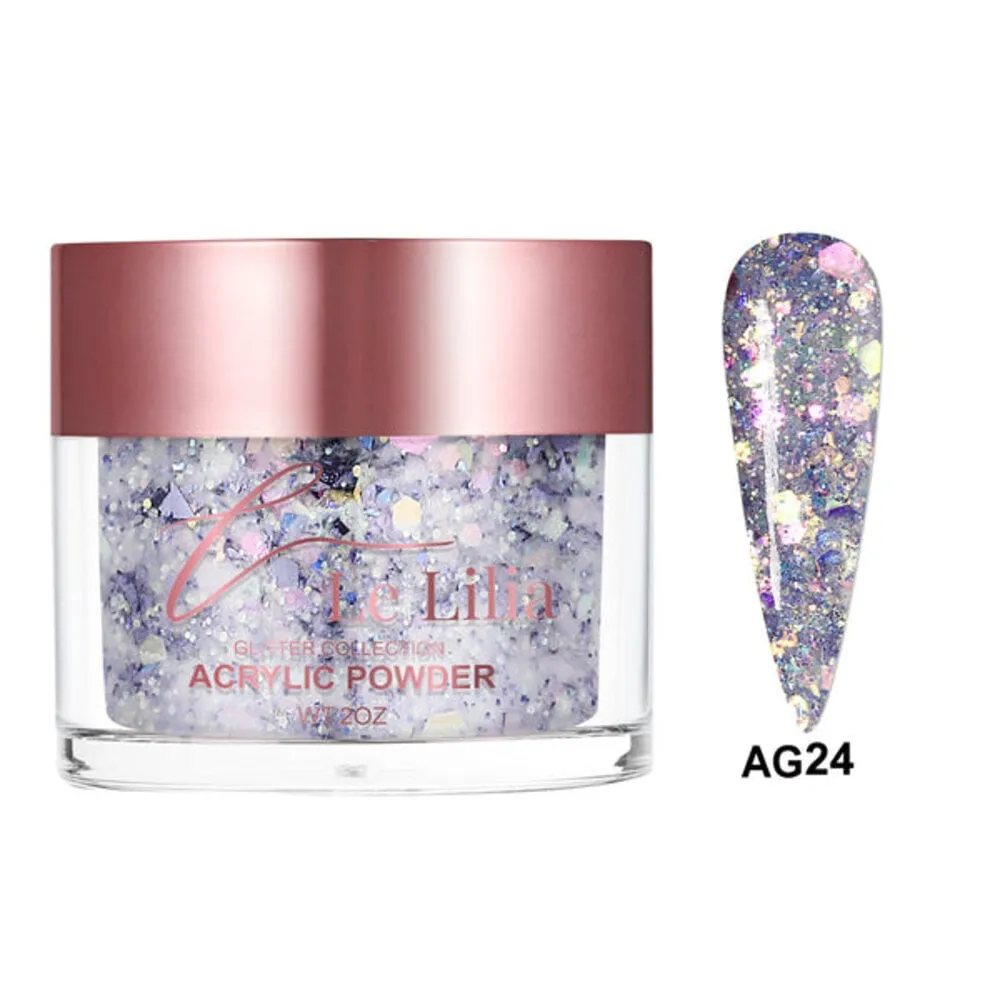 Le Lilia - AG24 - Glitter Collection - AIO Powder - 2 oz