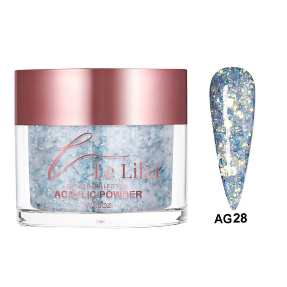 Le Lilia - AG28 - Glitter Collection - AIO Powder - 2 oz