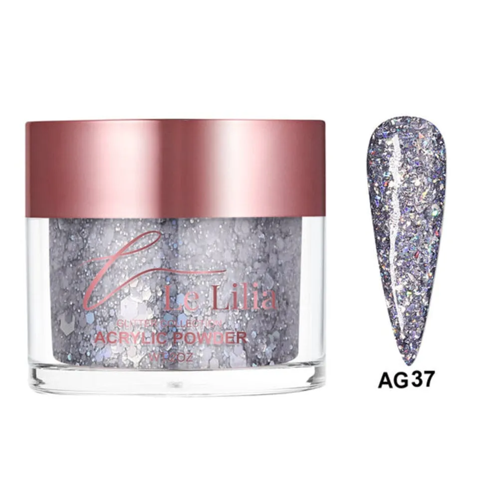 Le Lilia - AG37 - Glitter Collection - AIO Powder - 2 oz