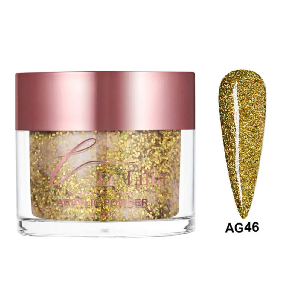 Le Lilia - AG46 - Glitter Collection - AIO Powder - 2 oz