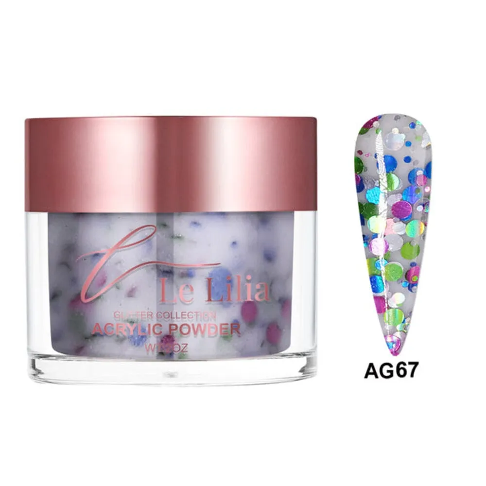 Le Lilia - AG67 - Glitter Collection - AIO Powder - 2 oz