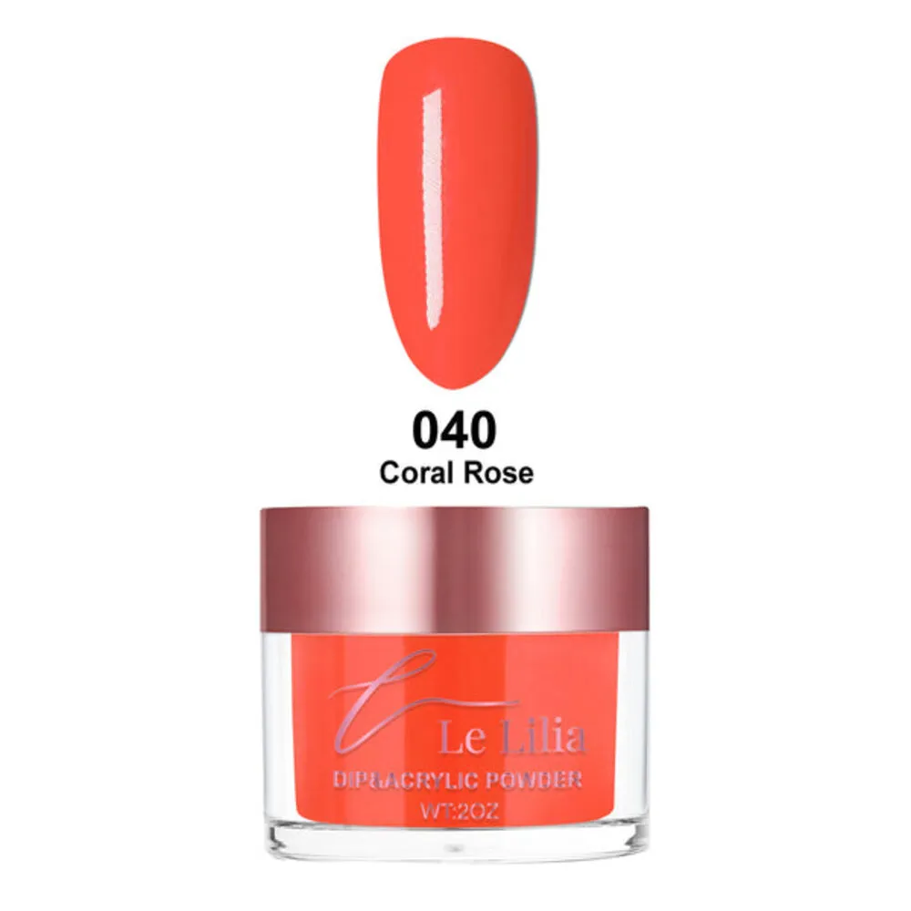 Le Lilia - 040 - Coral Rose - AIO Powder - 2 oz