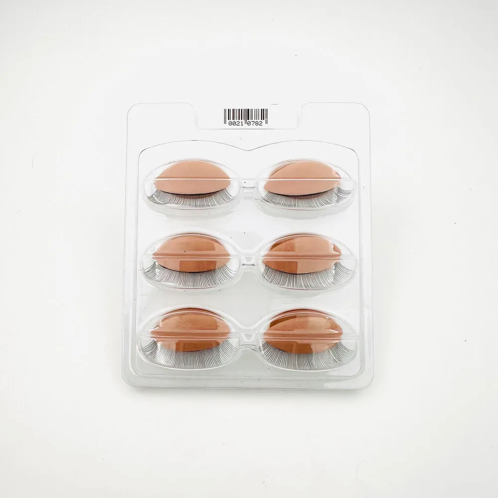 Practice Silicon Eyes - Brown - 3 pairs