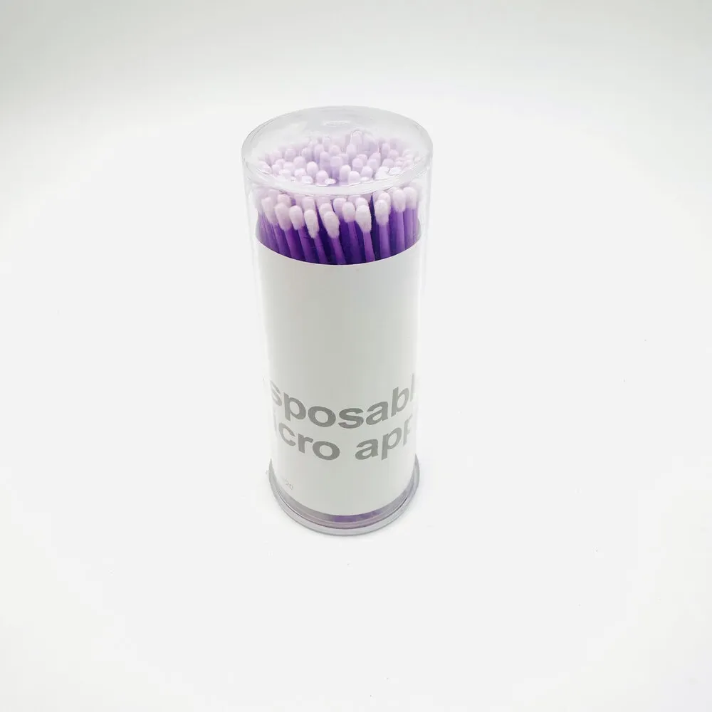 Disposable Micro Applicators - Purple - 100 ct