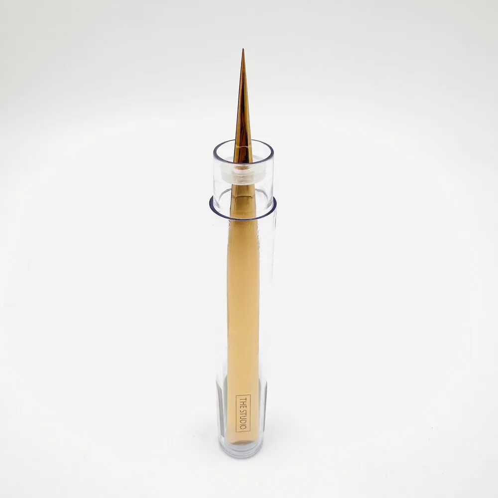 The Studio - Tweezers - Isolation All Types - Straight - Gold - 12