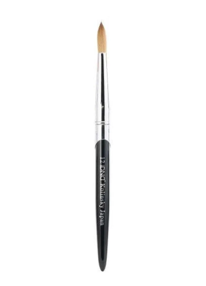 DND - Kolinsky Acrylic Brush - Black - #12