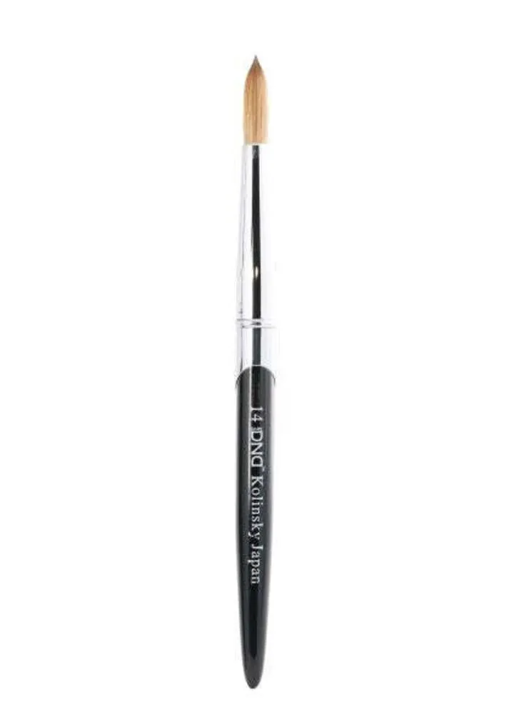 DND - Kolinsky Acrylic Brush - Black - #14