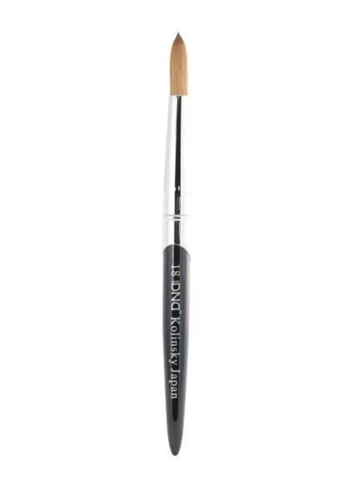 DND - Kolinsky Acrylic Brush - Black - #18