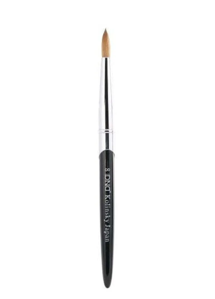 DND - Kolinsky Acrylic Brush - Black - #8
